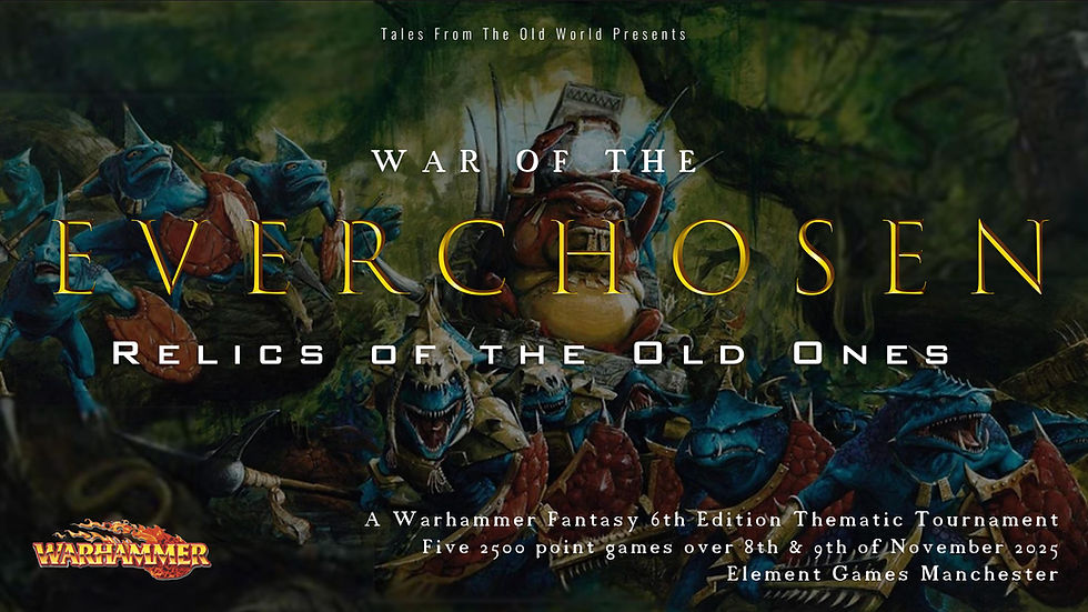 WAR OF THE EVERCHOSEN 5: Relics of the Old Ones