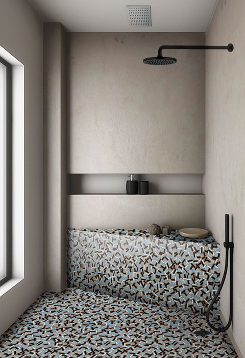 tiles bathroom interiors design ceramic decor home Mathilde roseanne bregeon