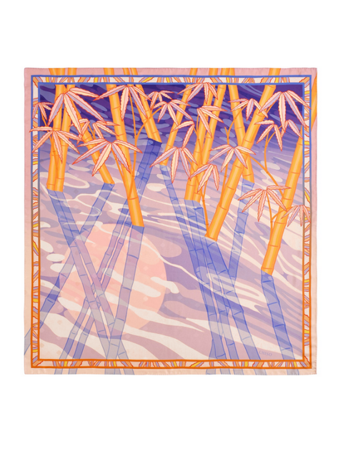 scarf design textile design silk Japan kimono luxury fashion art director