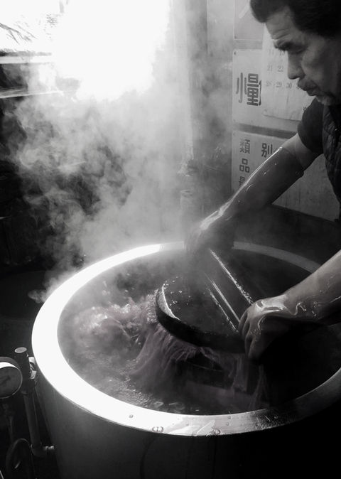 Shiori dyeing textiles Japan craftsmanship Mathilde roseanne bregeon designer textile print colors silk