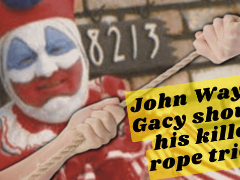 Watch John Wayne Gacy perform the rope trick he used to kill his victims 