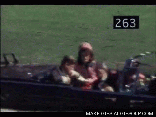 This harrowing footage captures the moment the President was murdered