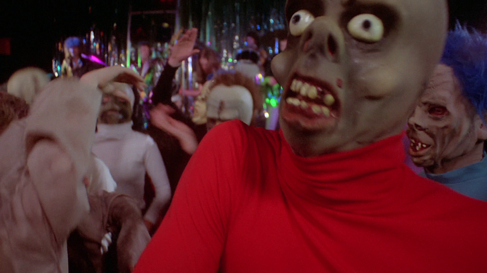 The costumes are garish and ridiculous, adding to the fun of the film