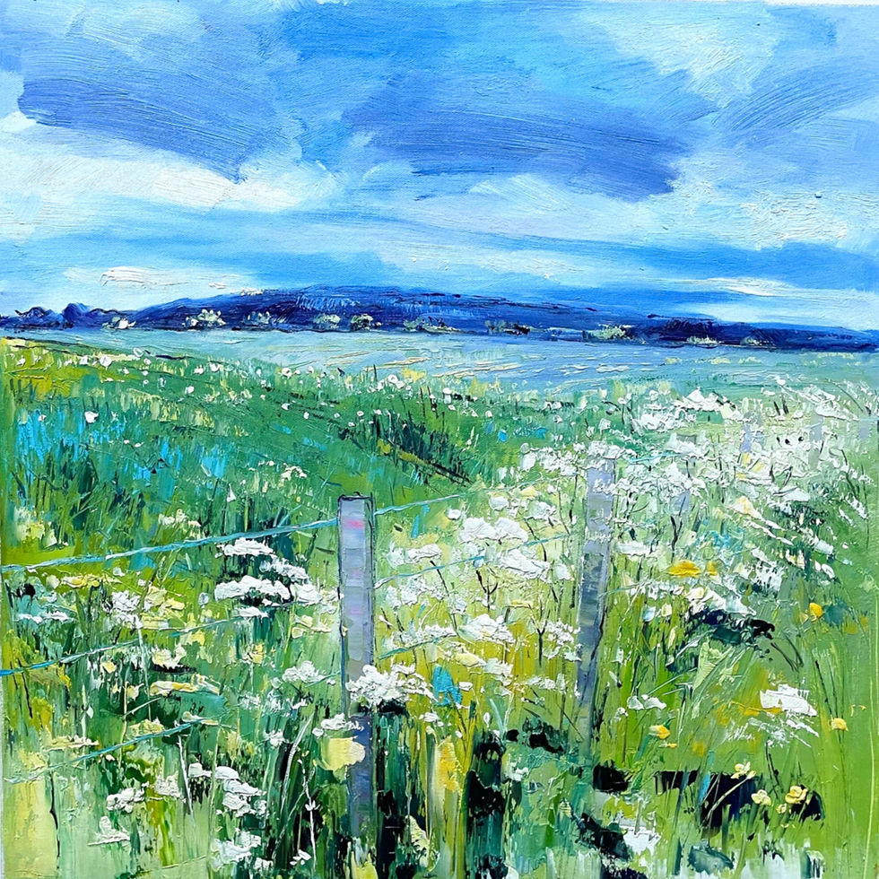 Edge of the Field - Debbie Scott - Original Oil Painting