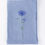 Miniaturbild: Hellblaue Leinenserviette mit Kornblumen-Stickerei