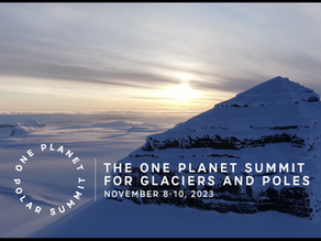 Monaco took its place at The One Planet Summit for Glaciers and Poles.