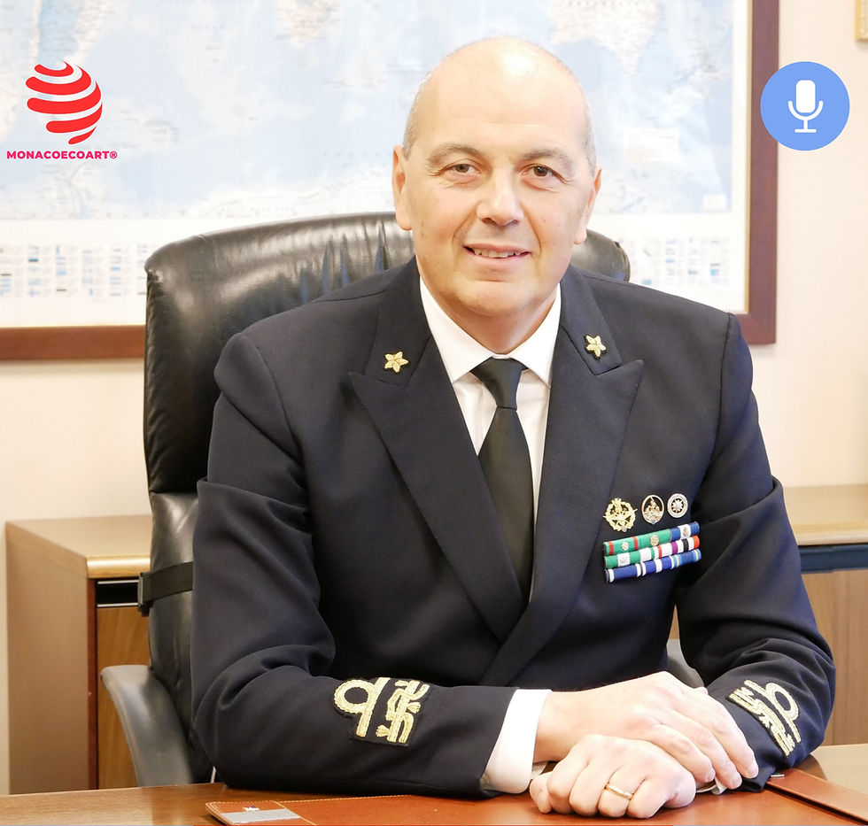 Photo >> Portrait of RADM Luigi Sinapi, Director of the International Hydrographic Organisation © IHO