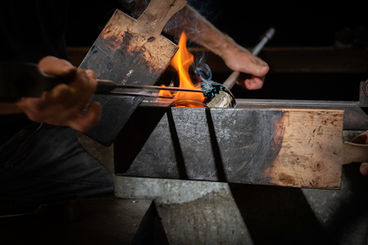 Glass Making at Isle of Wight Studio Glass