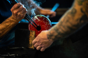 Glass Making at Isle of Wight Studio Glass