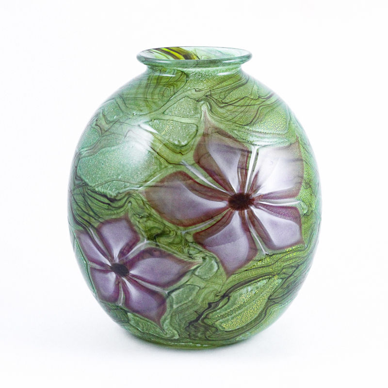Clematis Green Vase