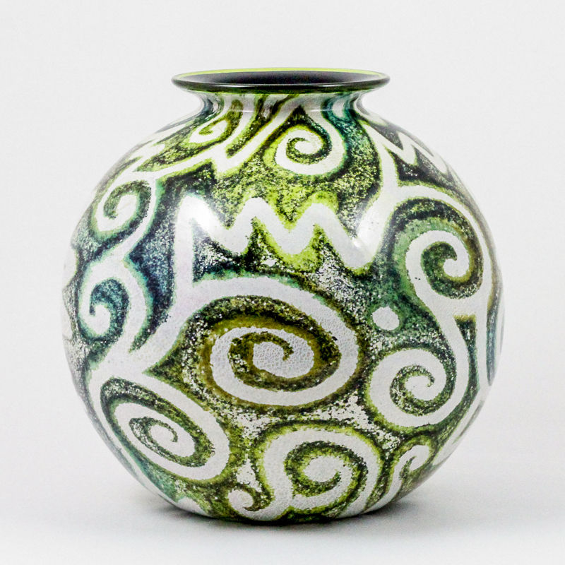 Jazz Nuvo Green Round Vase Large