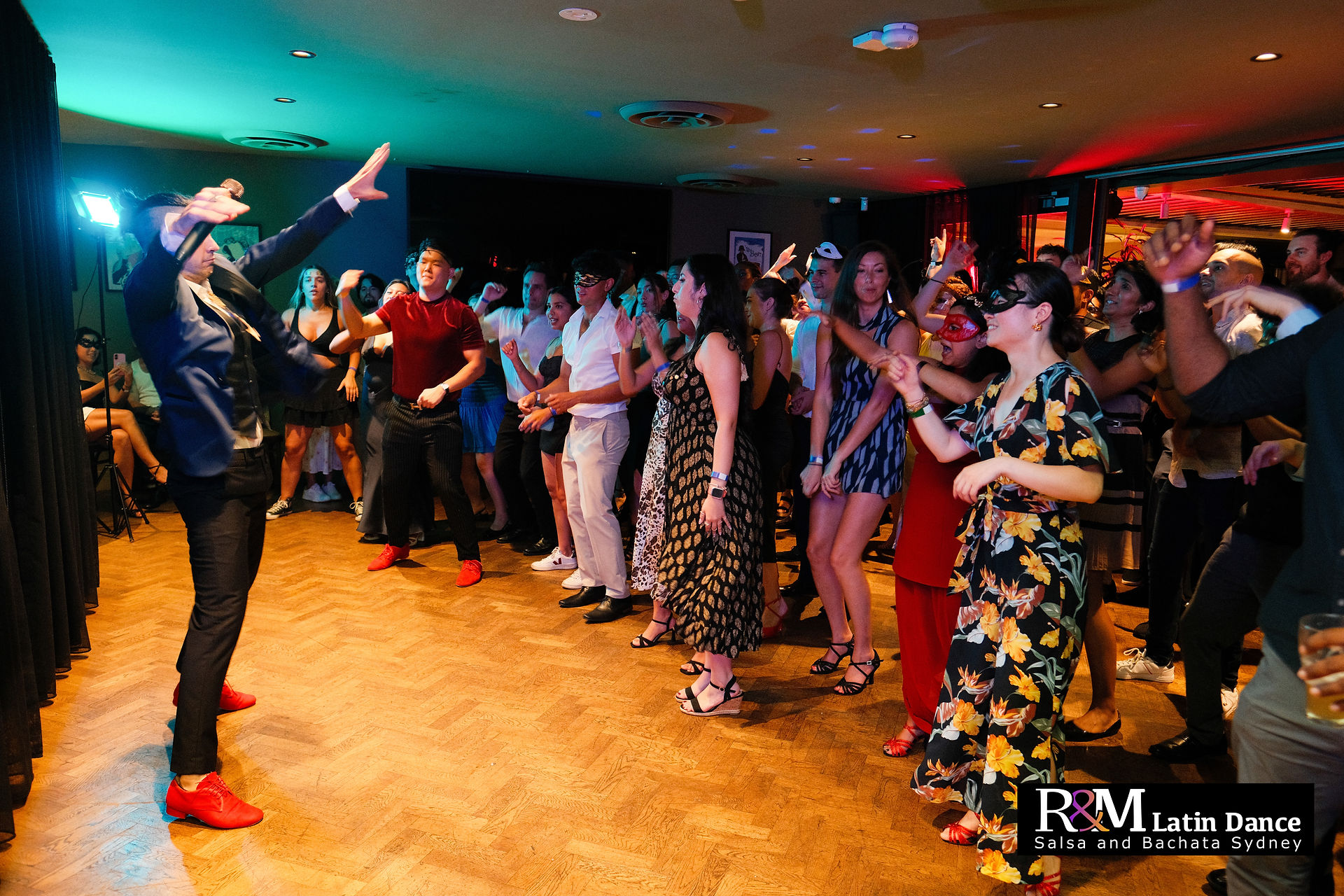 Masquerade Ball R&M Latin Dance 2025 Pictures Salsa and Bachata dance party in Sydney, Australia