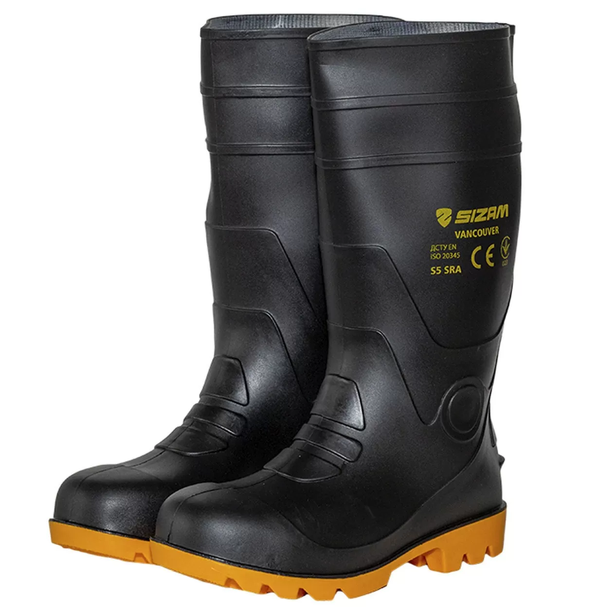 Чоботи резинові та шкіряні BK Safety Workwear