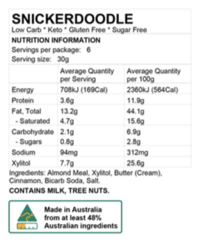 Thumbnail: Snickerdoodle Keto Cookies - pack of 6