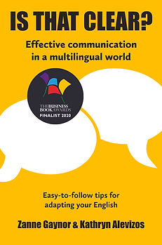 IS THAT CLEAR?: Effective communication in a multilingual world book cover
