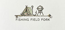 Fishing field fork logo