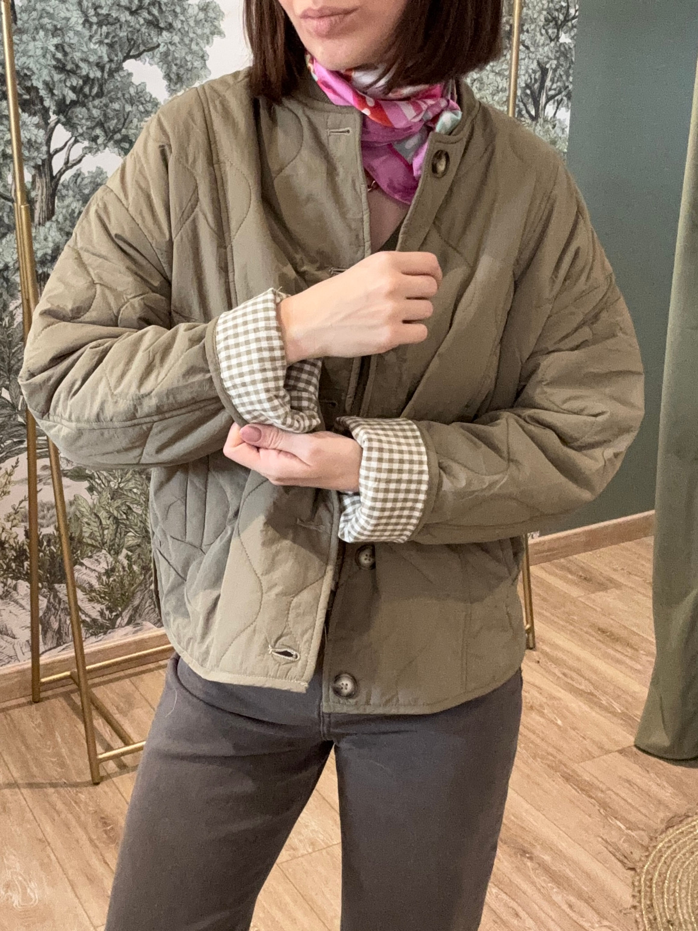 Bomber Kaki réversible 