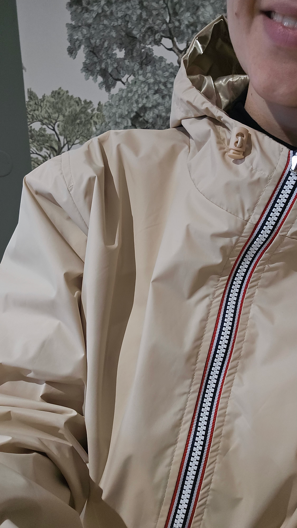 Miniature : Imperméable doré réversible