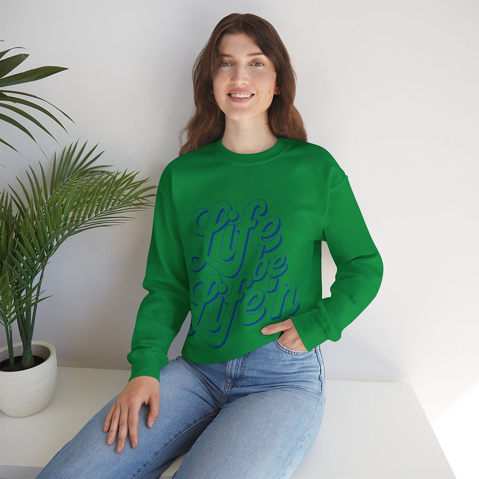 Thumbnail: Life Be Life'N Sweatshirt | Blue