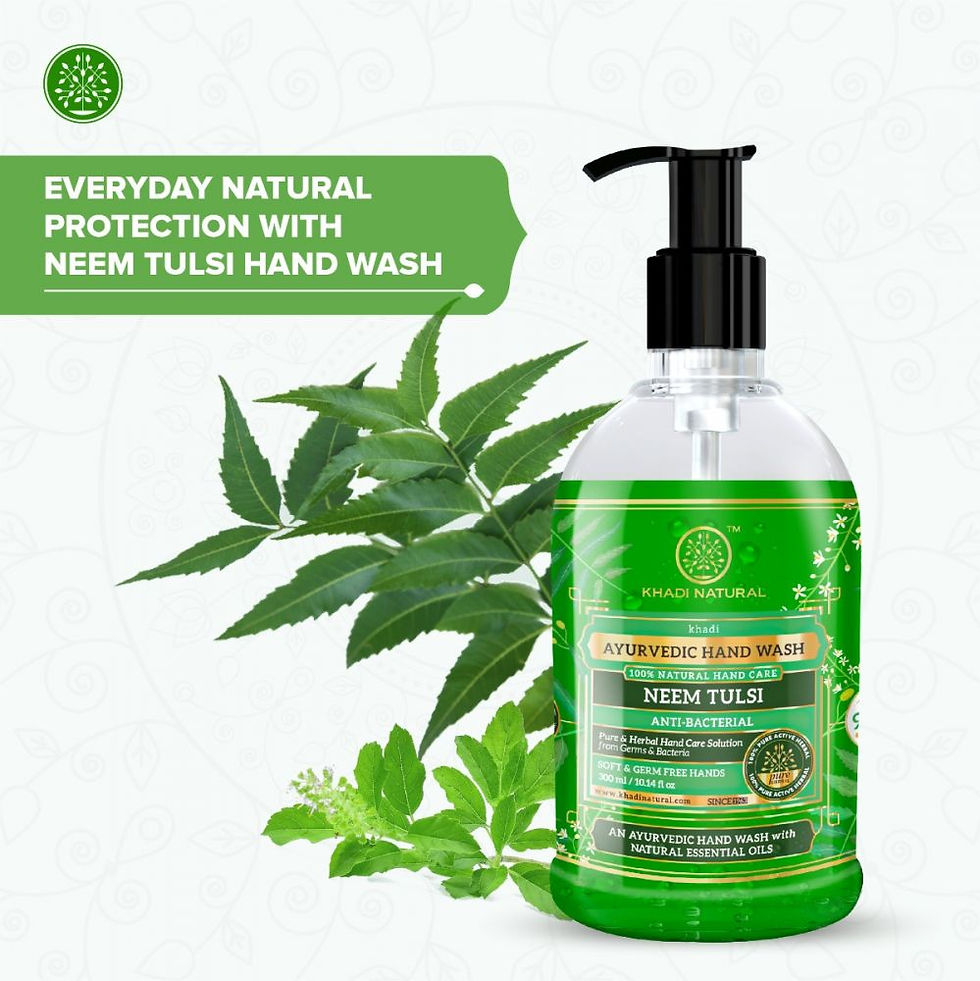 Thumbnail: Khadi Natural Anti-Bacterial Neem Tulsi Handwash