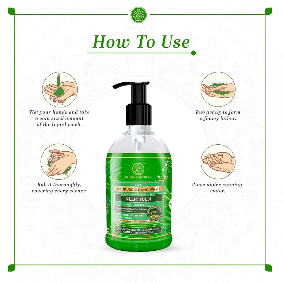 Thumbnail: Khadi Natural Anti-Bacterial Neem Tulsi Handwash