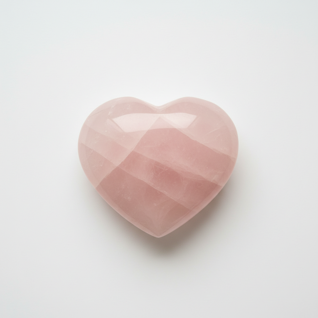 Rose Quartz Heart