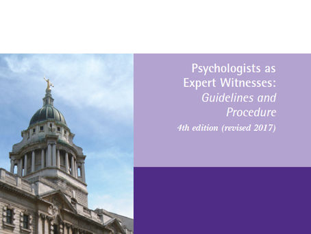 Psychologists as Expert Witnesses: Guidelines and Procedure 4th edition (revised 2017)