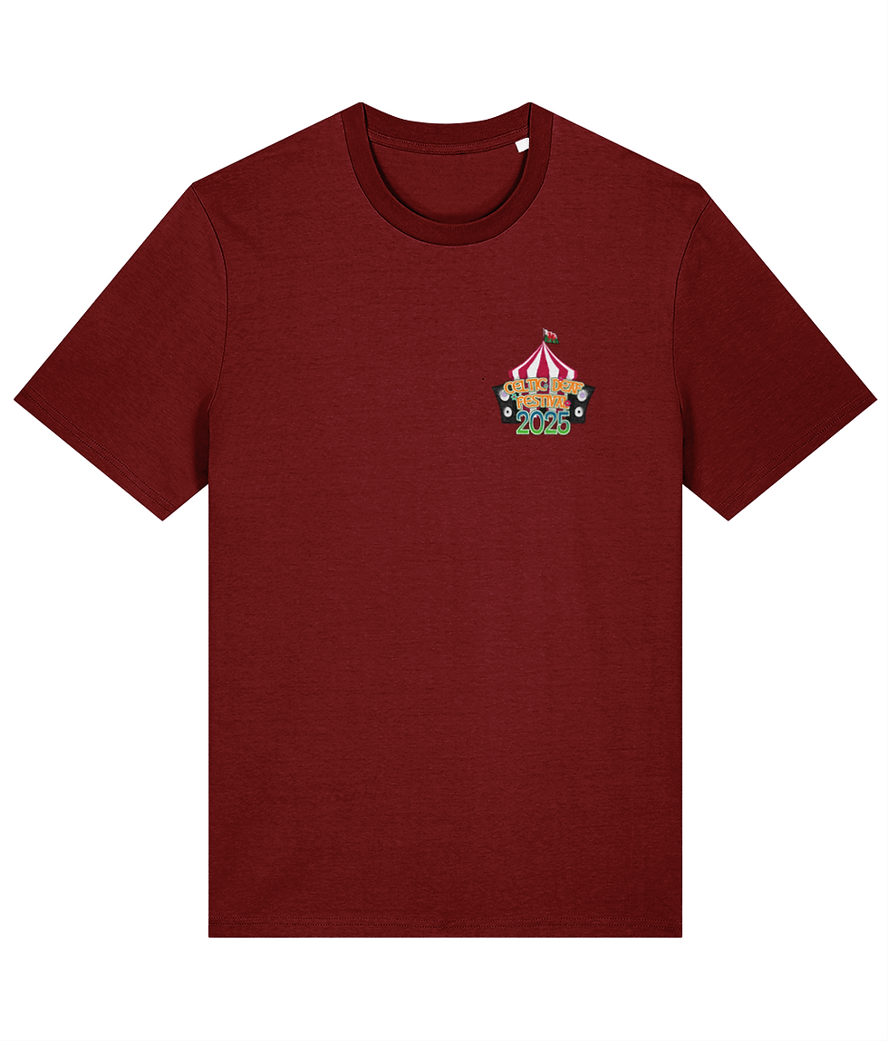 Thumbnail: Celtic Deaf Festival T-Shirt (Double Sided)(Tent Logo)