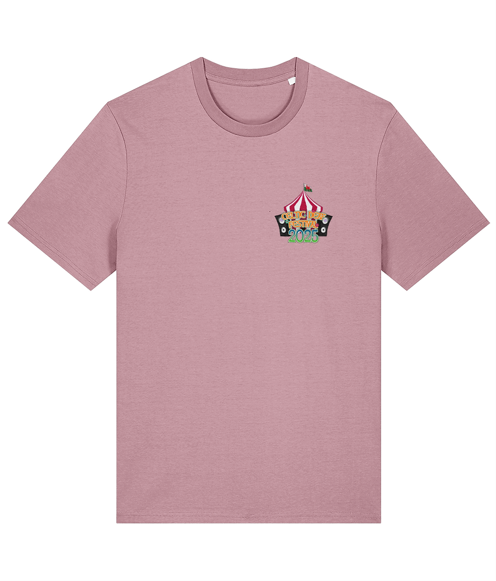 Thumbnail: Celtic Deaf Festival T-Shirt (Double Sided)(Tent Logo)