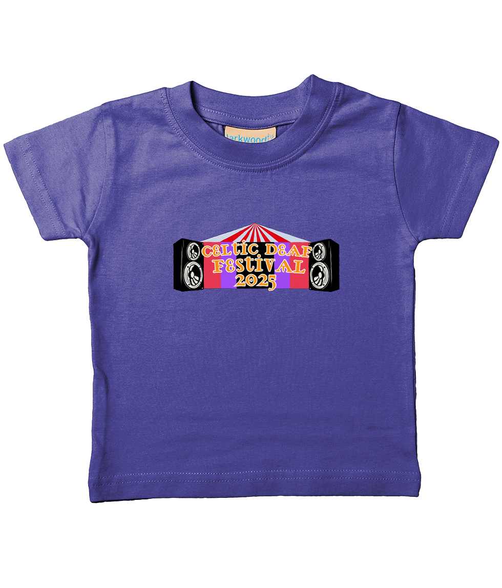 Thumbnail: Baby/Toddler T-Shirt (Double Sided)(Speaker Logo)