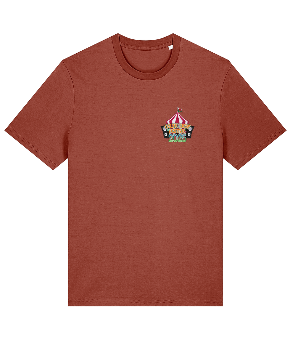 Thumbnail: Celtic Deaf Festival T-Shirt (Double Sided)(Tent Logo)