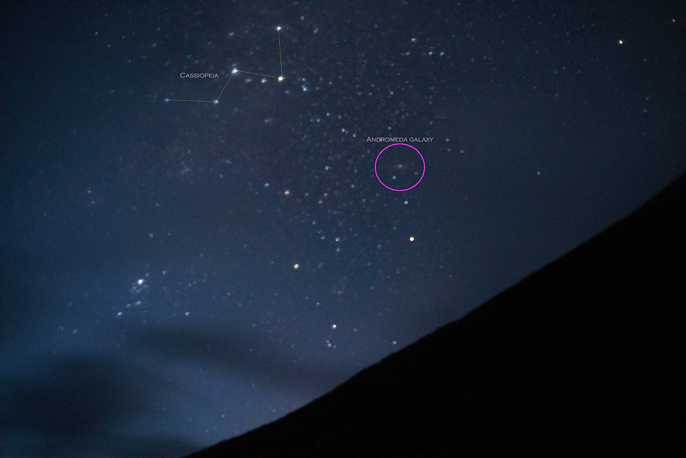 Cassiopeia stargazing