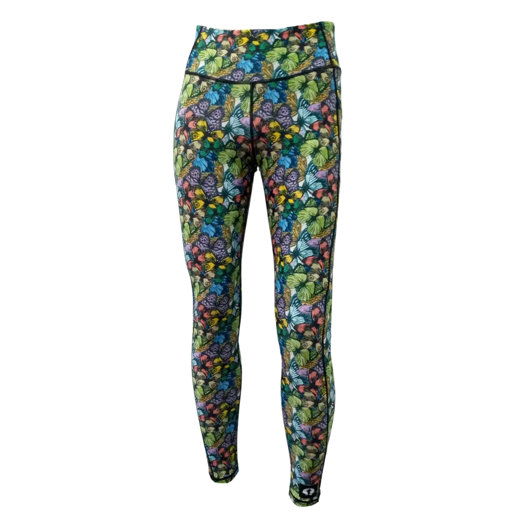 HIGH WAIST FULL LENGTH - BUTTERFLIES