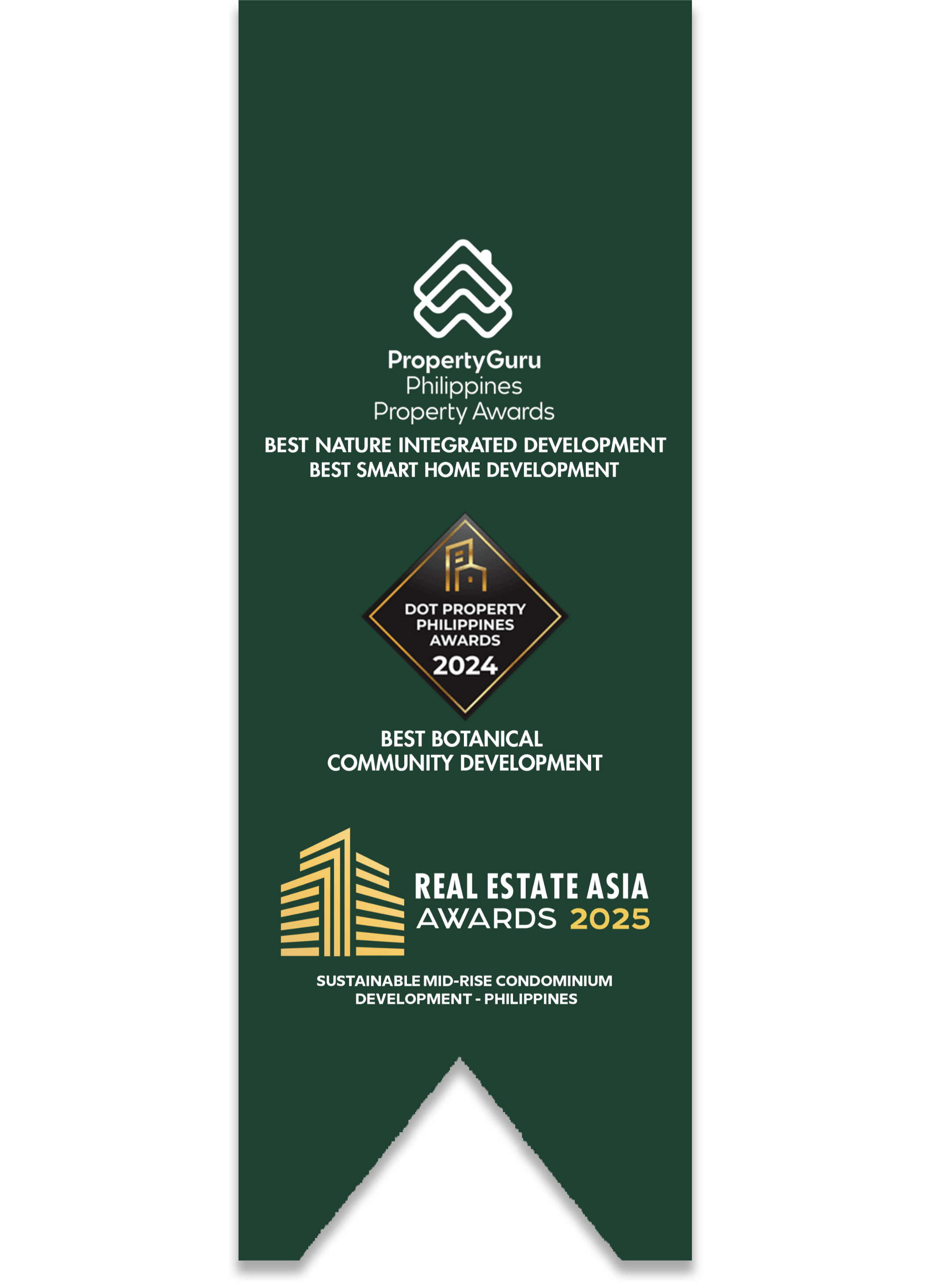 Primehomes award: Best Nature Integrated Development, Best High-Rise Development, Best Boutique Condominium Development