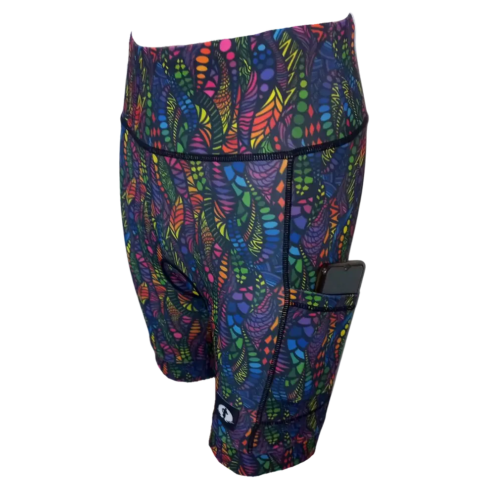 HIGH WAIST LADIES CYCLING SHORTS - HENRY THE 9TH