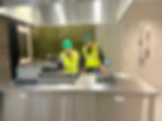 checking commercial kitchen setup