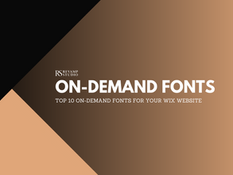 Top 10 On-Demand Fonts for Your Wix Website