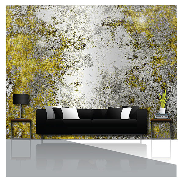 Luminux Sample ICONIC ANTIQUE MIRRORS Gold Patina Render
