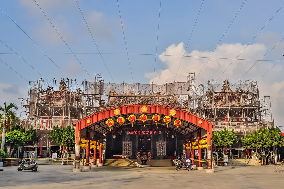太保福濟宮外觀(修復中)