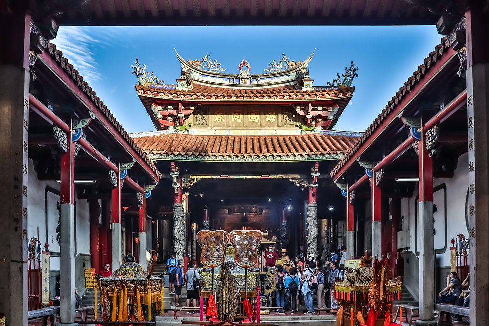 大天后宮中庭與拜殿