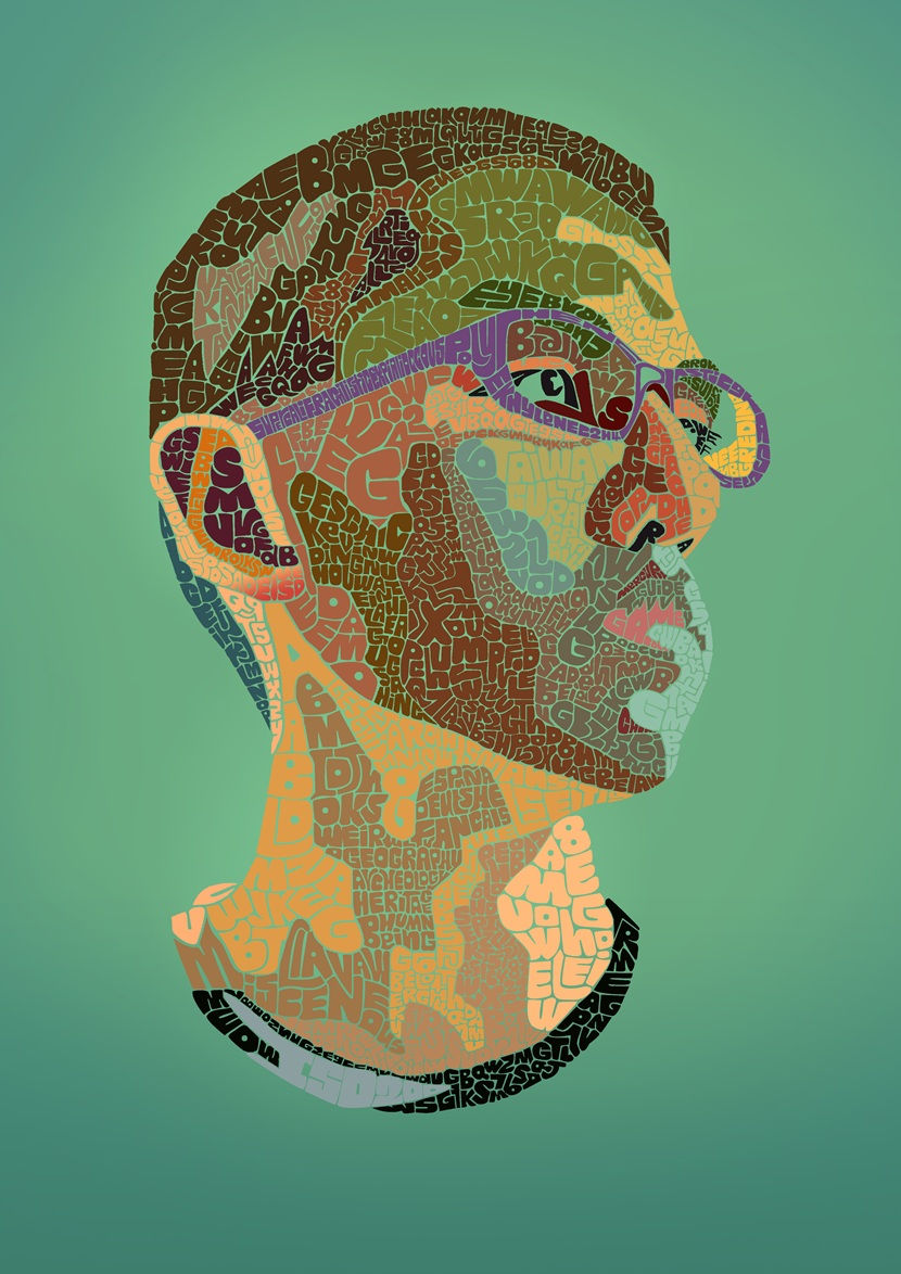 "字"畫像-取色自塞尚