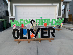 happy birthday lawn greeting yyc