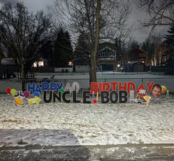 Covid Birthday Lawn Card Greeting Calgary
