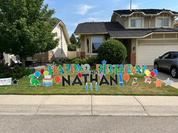 Birthday Yard Sign Lawn Card