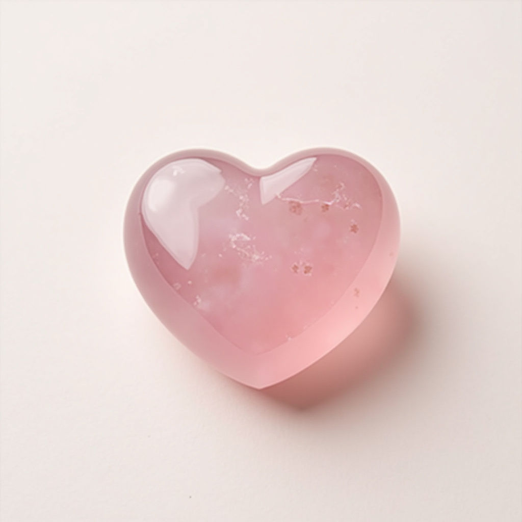 Rose Quartz Heart