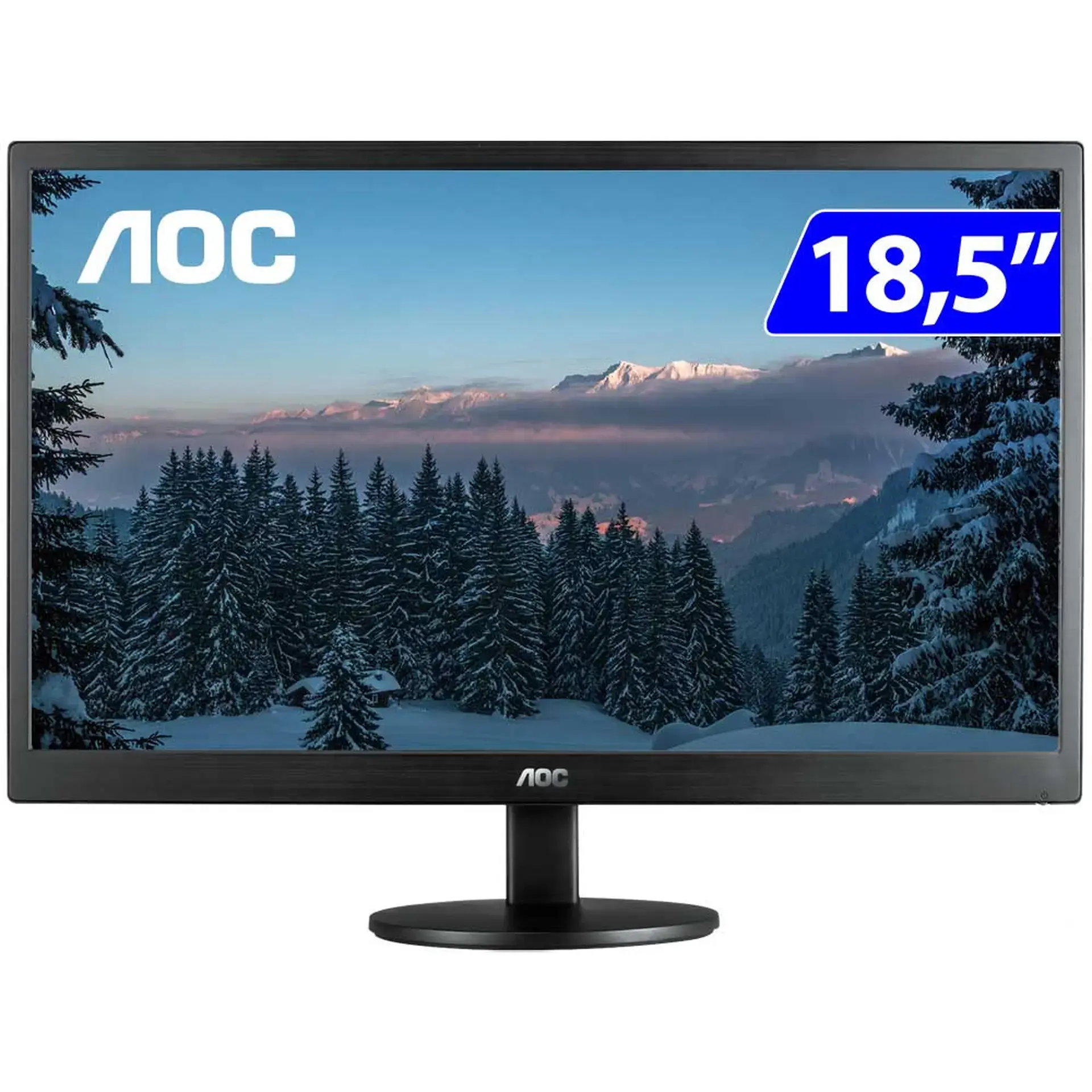 Monitor AOC 18,5" LED E970SWHNL (HDMI/VGA/Ajuste de Inclinacao/Widescreen/1366x
