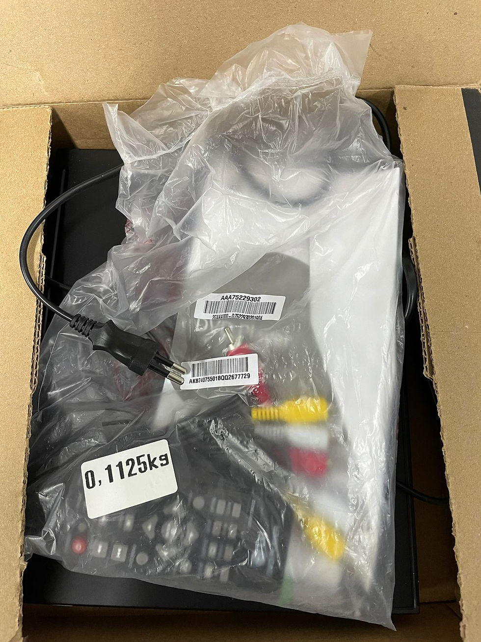 DVD Player LG DP132 - Black (Entrada USB/Reprodução de DVD/Grava diret