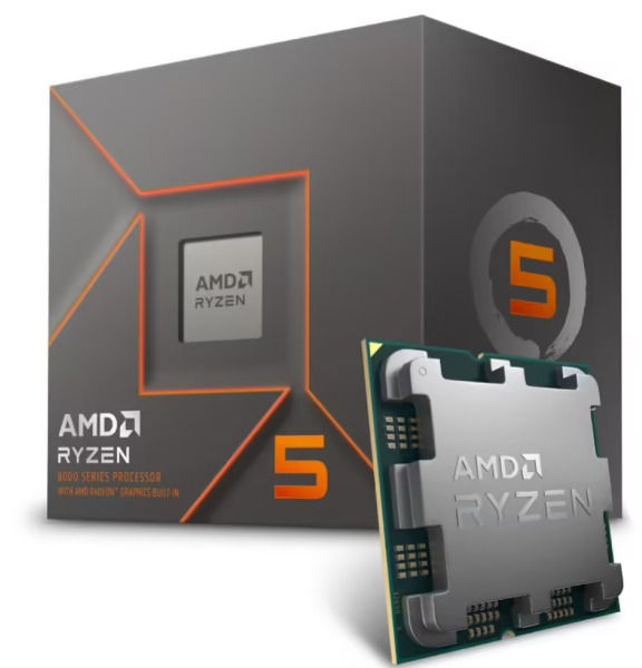 Processador AMD Ryzen 5 8500G Box (AM5/6 Cores/12 Threads/5.0GHz/22MB Cache/Wra