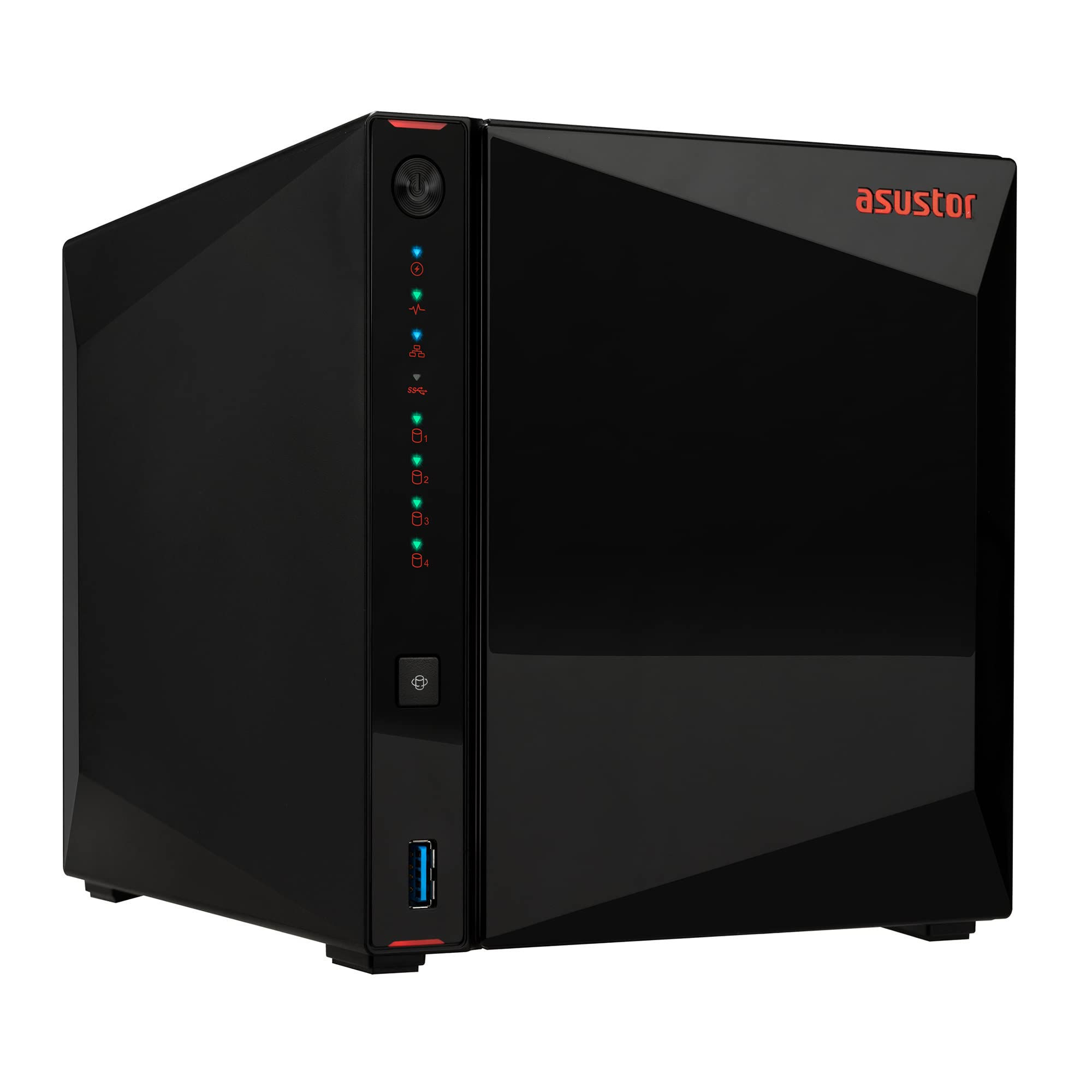Storage Asustor 4-Baias AS1104T - Realtek RTD1296 1.4 GHz (Quad-Core), 1GB DDR4