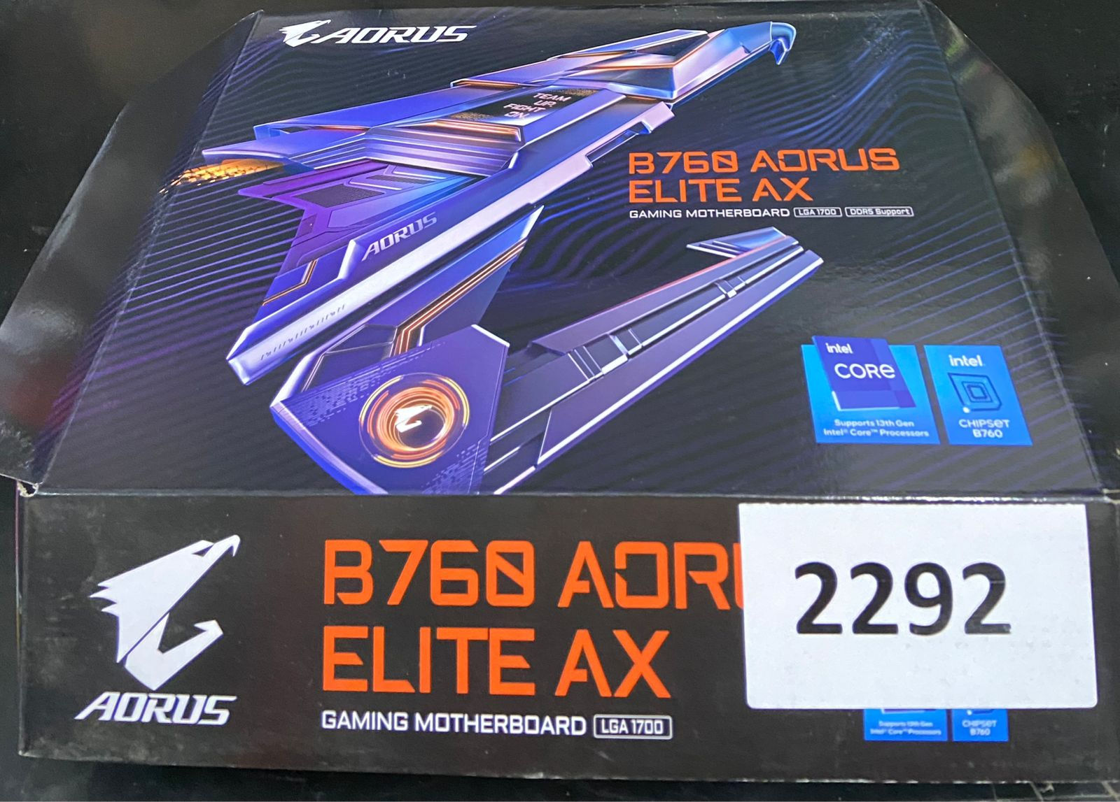 Placa Mãe Gigabyte B760 AORUS ELITE AX WIFI (LGA 1700/4xDDR5/HDMI/DP/M.2/USB 3.